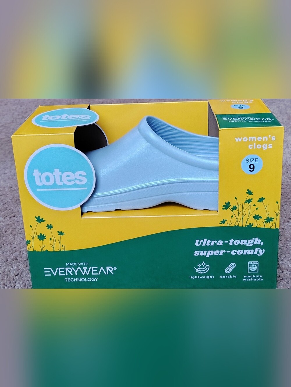 totes Women's Clogs in Light Blue